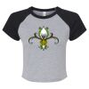 Women's Micro Rib Raglan Baby Tee Thumbnail