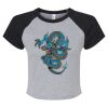 Women's Micro Rib Raglan Baby Tee Thumbnail