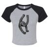 Women's Micro Rib Raglan Baby Tee Thumbnail