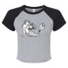Women's Micro Rib Raglan Baby Tee Thumbnail