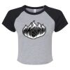 Women's Micro Rib Raglan Baby Tee Thumbnail