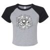 Women's Micro Rib Raglan Baby Tee Thumbnail