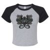 Women's Micro Rib Raglan Baby Tee Thumbnail