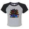 Women's Micro Rib Raglan Baby Tee Thumbnail