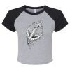 Women's Micro Rib Raglan Baby Tee Thumbnail