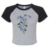 Women's Micro Rib Raglan Baby Tee Thumbnail