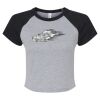 Women's Micro Rib Raglan Baby Tee Thumbnail