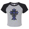 Women's Micro Rib Raglan Baby Tee Thumbnail