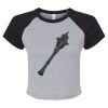Women's Micro Rib Raglan Baby Tee Thumbnail
