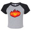 Women's Micro Rib Raglan Baby Tee Thumbnail