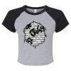 Women's Micro Rib Raglan Baby Tee Thumbnail