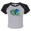 Women's Micro Rib Raglan Baby Tee Thumbnail