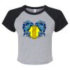 Women's Micro Rib Raglan Baby Tee Thumbnail