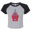 Women's Micro Rib Raglan Baby Tee Thumbnail