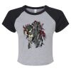 Women's Micro Rib Raglan Baby Tee Thumbnail