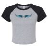 Women's Micro Rib Raglan Baby Tee Thumbnail