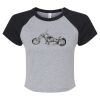 Women's Micro Rib Raglan Baby Tee Thumbnail