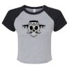 Women's Micro Rib Raglan Baby Tee Thumbnail
