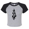 Women's Micro Rib Raglan Baby Tee Thumbnail