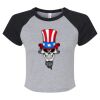 Women's Micro Rib Raglan Baby Tee Thumbnail