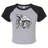 Women's Micro Rib Raglan Baby Tee Thumbnail