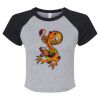 Women's Micro Rib Raglan Baby Tee Thumbnail
