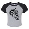 Women's Micro Rib Raglan Baby Tee Thumbnail