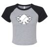 Women's Micro Rib Raglan Baby Tee Thumbnail
