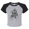 Women's Micro Rib Raglan Baby Tee Thumbnail