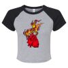Women's Micro Rib Raglan Baby Tee Thumbnail