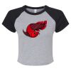 Women's Micro Rib Raglan Baby Tee Thumbnail