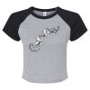 Women's Micro Rib Raglan Baby Tee Thumbnail