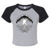 Women's Micro Rib Raglan Baby Tee Thumbnail