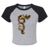 Women's Micro Rib Raglan Baby Tee Thumbnail