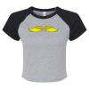 Women's Micro Rib Raglan Baby Tee Thumbnail