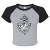 Women's Micro Rib Raglan Baby Tee Thumbnail