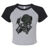 Women's Micro Rib Raglan Baby Tee Thumbnail