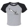 Women's Micro Rib Raglan Baby Tee Thumbnail