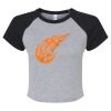 Women's Micro Rib Raglan Baby Tee Thumbnail