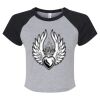 Women's Micro Rib Raglan Baby Tee Thumbnail