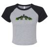 Women's Micro Rib Raglan Baby Tee Thumbnail