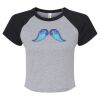 Women's Micro Rib Raglan Baby Tee Thumbnail
