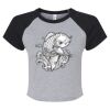 Women's Micro Rib Raglan Baby Tee Thumbnail