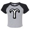 Women's Micro Rib Raglan Baby Tee Thumbnail