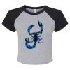 Women's Micro Rib Raglan Baby Tee Thumbnail
