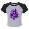 Women's Micro Rib Raglan Baby Tee Thumbnail
