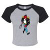 Women's Micro Rib Raglan Baby Tee Thumbnail