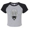 Women's Micro Rib Raglan Baby Tee Thumbnail