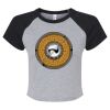 Women's Micro Rib Raglan Baby Tee Thumbnail