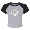 Women's Micro Rib Raglan Baby Tee Thumbnail